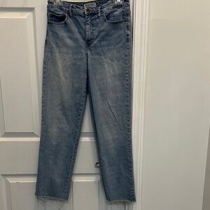 Stylish Blue Ankle Jeans for Women size 8 super soft